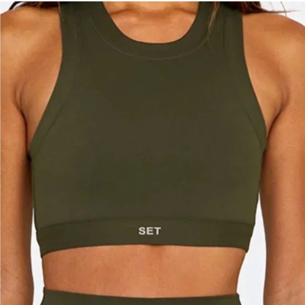 SPORTBODY™ HIGH NECK BRA - ALPINE
